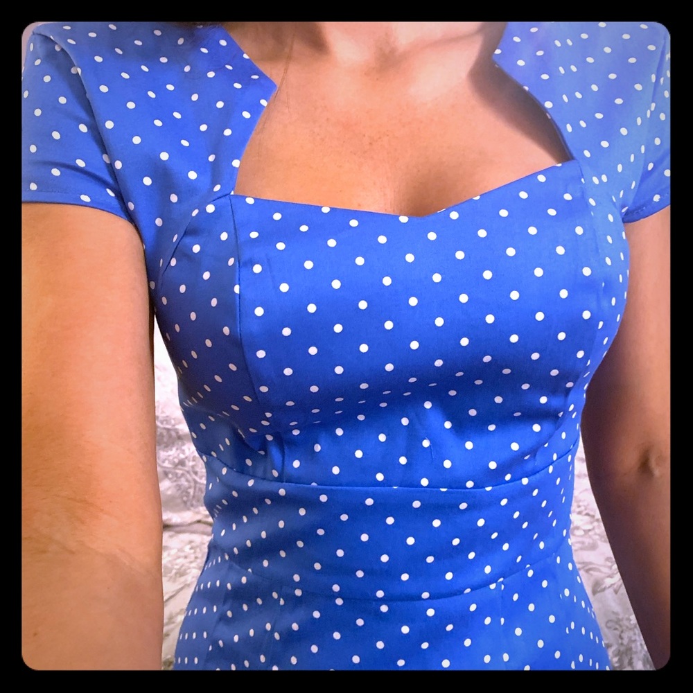 Polka Dot Midi Dress